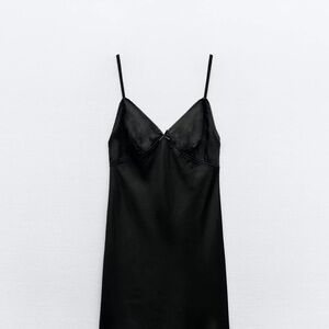 Short lace trim dress